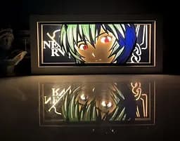Світильник нічник 3D Євангеліон Рей Аянамі Evangelion Rei Ayanami 20 см NL3D E RA