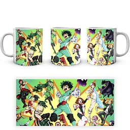 Кухоль GeekLand Моя геройська академія My Hero Academia Персонажі на тлі вибуху MHA 02.521 330 мл білий - мініатюра 3