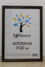 Фоторамка 21Х30, (А4), бронзова 1515- 0821-9 б/з, СКЛО + КАРТОН                                              