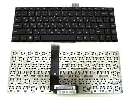 Клавіатура для LENOVO IdeaPad U430, S410 (RU Black без рамки, довгий шлейф). Оригінал.
