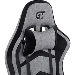 Геймерське крісло GT Racer X-2534-F Fabric Gray/Black Suede [121429] - мініатюра 8