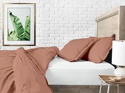 Наволочка Cosas Copper 50х70 см рожево-бежева (Ranfors_Brick_50) - мініатюра 7