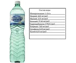 Rocchetta Naturale, 1,5 л, Рочетта Натурале, Вода негазована, ПЕТ - мініатюра 3