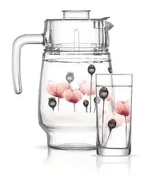 Набір для напоїв Luminarc Angelique Red, 7 предметів (6596241)