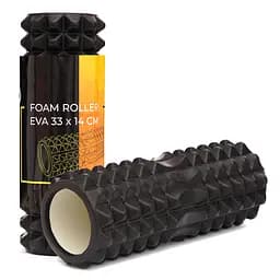 Массажный ролик Cornix EVA 33 x 14 см (валик, роллер) XR-0329 Black