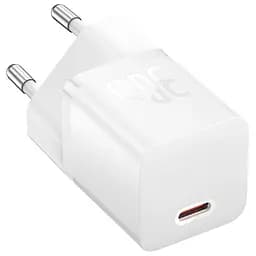 МЗП Baseus GaN5 Fast Charger (mini) 30W (1USB-C) + кабель Type-C to Type-C (P10110902) Moon White - мініатюра 5