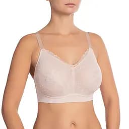 Бюстгальтер м'яка чашка без каркасів ELLEN 001 08 03 Effetto Lingerie срібний-півонія 75G