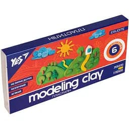 Пластилин Yes Erudite, 6 цветов, 120 г (540627)
