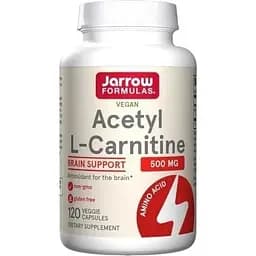 Жиросжигатель Jarrow Formulas Acetyl L-Carnitine 500 мг 120 капсул