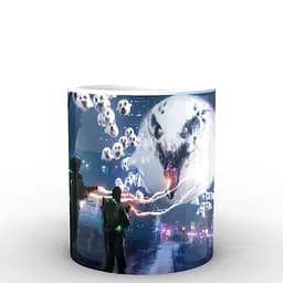 Кухоль GeekLand Ghosts Busters Мисливці за приведеннями білий фон 330 мл білий