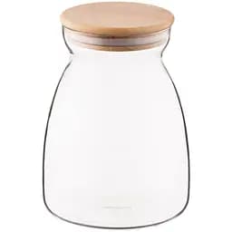 Банка Ardesto Fresh Hourglass для зберігання продуктів, 1,1 л, прозорий (AR1311BH)