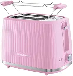 Тостер Eden 800Вт, пластик, подогрев, разморозка, малиновый Russell Hobbs kuh0014916