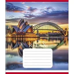 Зошит загальний "Міста в вогнях" Leader 096-630107K-4 в клітинку, 96 аркушів (959063)