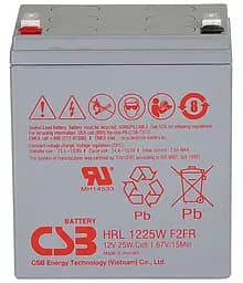Аккумуляторная батарея для ИБП CSB AGM 12 V / 5.8 А*ч (HRL1225WF2FR)