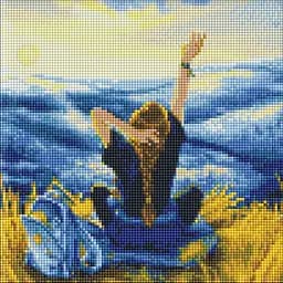 Алмазная мозаика Ideyka AMC7685 Родные Карпаты ©shadow_insomnia без подрамника 30х30 см (753796)