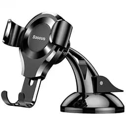 Автотримач Baseus Osculum Type Gravity Car Mount (SUYL-XP01) Black [62153] - мініатюра 2