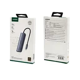 Розгалужувач - хаб Ugreen CM195 Usb-C to 2 Ports Usb3.0-A Hub + HDMI + TF / SD (UGR-70411) сірий - мініатюра 5