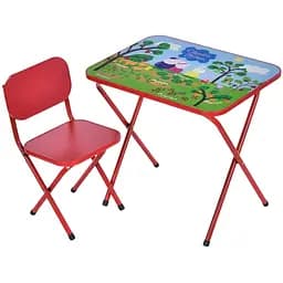 Детский столик складной со стульчиком Bambi M 5963-3 красный