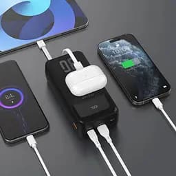 Павербанк Dudao Black 30 000 mAh / 22.5 Вт (6977196682478) - мініатюра 5