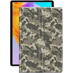 Чохол StatusCASE з екошкіри для планшету Teclast M40 SE Хаки-зелений