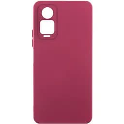 Чохол Silicone Cover Ummi Lakshmi Full Camera (AA) для Xiaomi Redmi Note 12 Pro 4G Бордовий / Marsala