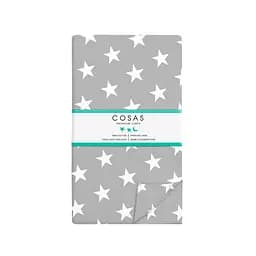 Комплект постільної білизни Cosas White stars CS1 Полуторний сірий (StarsB_Grey_El_160) - мініатюра 4