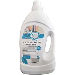 Біле господарське рідке мило Біла Овечка 100% power, 4 л
