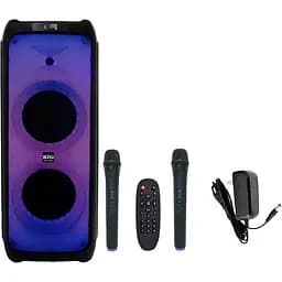 Портативная акустическая система BiG JB1000FLAME PartyBox два радиомикрофона караоке