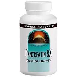 Травні ферменти Source Naturals Pancreatin 8X 500 мг 50 капусл