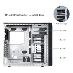 Корпус Chieftec UNI BW-01B-OP, без БЖ, 1x USB Type C, 1 x USB3.0, ATX, Black (BW-01B-OP) - мініатюра 5