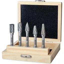 Набор борфреза Alloid Building Tools твердосплавных по металлу 5 шт. (CB-63254)