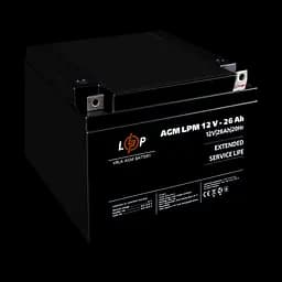 Акумулятор AGM LPM 12V - 26 Ah - мініатюра 3