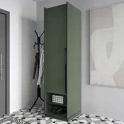 Шкаф распашной Moreli Ramo FR-0001 с полками 518х570х2100 мм Зеленый Дымчастый