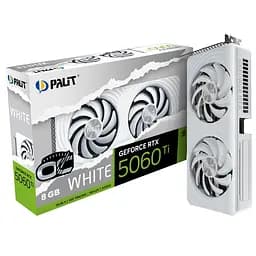 Відеокарта GF RTX 5060 Ti 8GB GDDR7 White OC Palit (NE7506TU19P1-GB2062M)