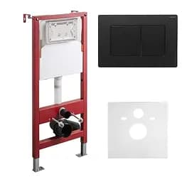 Інсталяція для унітазу Koer KT-0502-05 (з пан. змиву KT-0602-05 Чорна матова +звукоіз.) KR5173