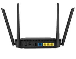 Роутер Asus RT-AX1800U, Black, WiFi 6 (2.4GHz до 574 MB/s / 5GHz до 1201 MB/s), 3xGLan, 1xGWan, 1xUSB2.0, 4 зовнішніх антен - мініатюра 3