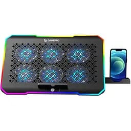 Охолоджувальна підставка для ноутбука до 15,6 дюйма GamePro GPCP-660 6xfans - мініатюра 2