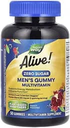 Вітаміни та мінерали Nature's Way Alive! Men's Gummy Zero Sugar, 50 желейок