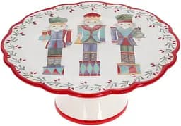 Подставка для торта "Щелкунчик", керамика Bona 21,6х21,6х9,6 см kuh0007946