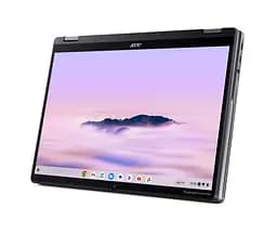 Ноутбук Acer Chromebook Plus Spin 514 CP514-4HN 14' WUXGA IPS Touch, Intel 5-120U, 8GB, F256GB, UMA, ChromeOS, сірий (NX.KYQEU.002) - мініатюра 6