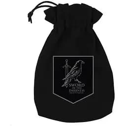 Мішечок для кубиків Q-Workshop Game of Thrones. Night's Watch Dice Pouch (GOT/POU/00190166/2025/5/Z)