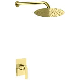 Душова система Kohlman Experience 30 gold + BOX прихованого монтажу KPL-QW220EGDR30, Золотий