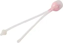 Аспиратор назальный с трубочкой Курносики, розовый (7078 рож)