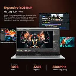 Ноутбук Blackview Acebook 6,16GB DDR4 512GB, N150 36GHz / UHD, Win11 Home, 38Wh, +, HDMI 2.0, Bluetooth 5.0, USB 3.0 - мініатюра 7