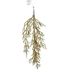 Гілка декоративна Novogod'ko Діамант 21 см золото (974888)