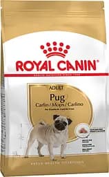 Сухий корм Royal Canin Pug Adult для дорослих собак, з м'ясом птиці і рисом, 0,5 кг
