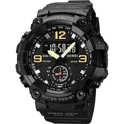 Наручний годинник чоловічий Skmei 1965 Black small size, 1965BK (12344)