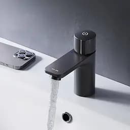 Змішувач для умивальника Am.Pm X-Joy TouchReel black F85A02522 Чорний матовий - мініатюра 3