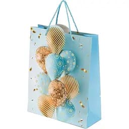 Пакет подарунковий YY05098 Блакитний