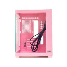 Корпус GTL Gaming Infinity, Pink, без БЖ, Mid Tower, Micro ATX / Mini ITX, 1xUSB 3.0 / 2xUSB 2.0, макс. CPU - 160 мм / VGA - 320 мм, бічна та передня панель із загартованого скла (GTLN275-1P) - мініатюра 2